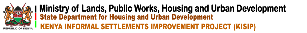 KISIP — State Department for Housing logo